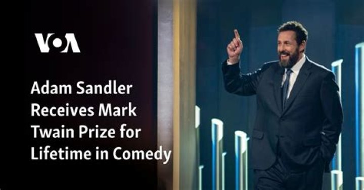 
Adam Sandler Takes Home Mark Twain Prize For Lifetime In Comedy 