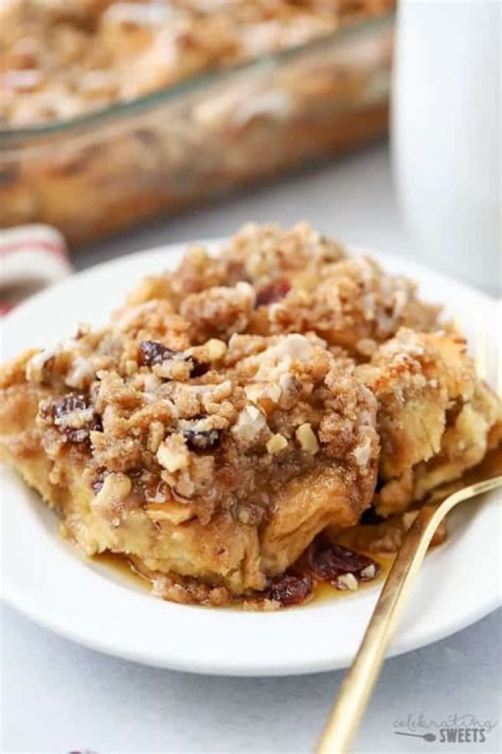 Cranberry Orange French Toast Casserole