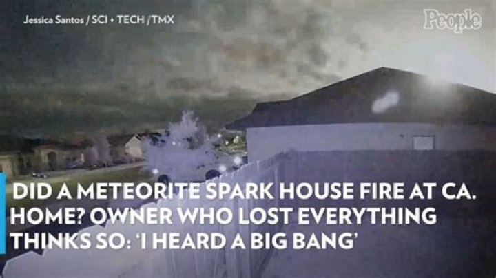 
Did a Meteorite Spark House Fire at Calif. Home? Owner Who Lost Everything Thinks So: ‘I Heard a Big Bang’ 