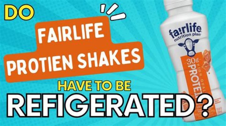 Do atkins shakes need to be refrigerated