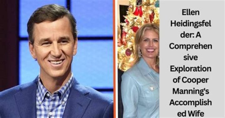 Insight Into The Life of Cooper Manning's Wife