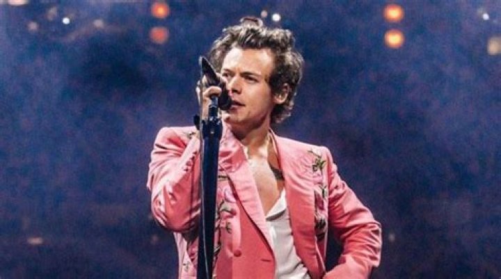 
Harry Styles flashes ‘Beto for Texas’ sticker on his guitar during Austin gig 