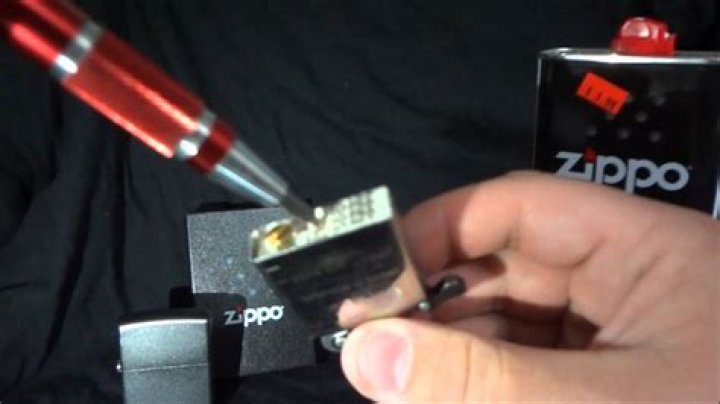 How to fill a zippo lighter