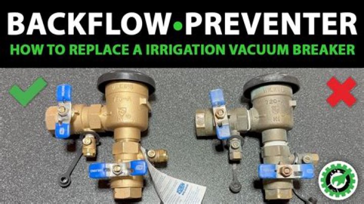 How to install a backflow preventer