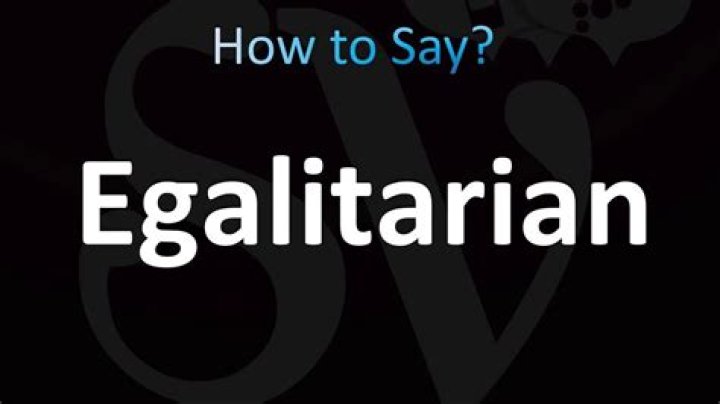How to pronounce egalitarian