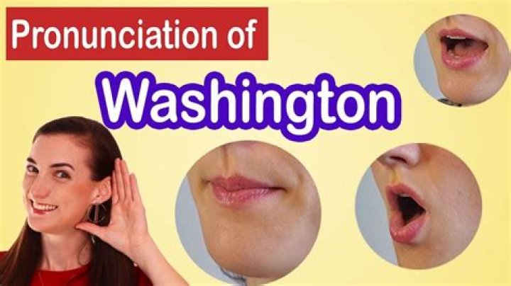 How to pronounce washington