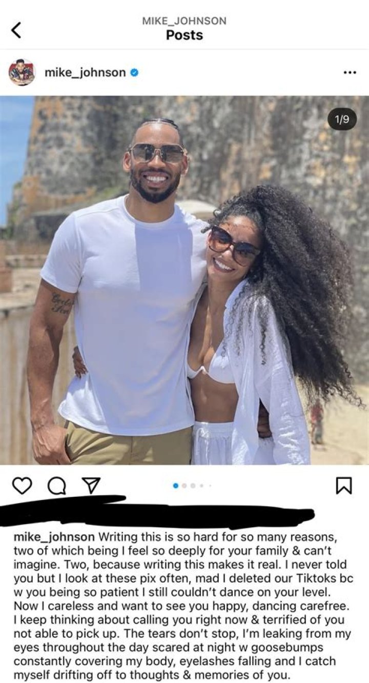 
Is Mike Johnson Dating Cheslie Kryst? Suicide Help Post On Twitter 