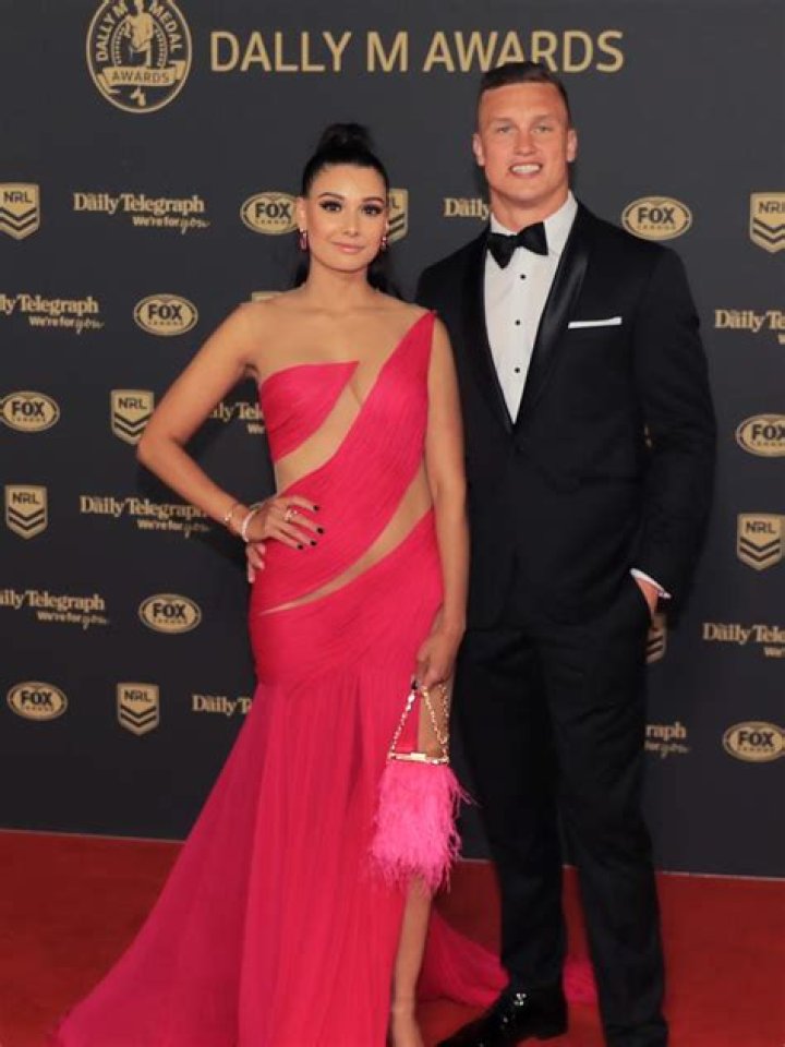 
Jack Wighton Wife Monisha Lew Fatt And His Loved Ones Emotional As The Raiders NRL Star Completes 200 Games 