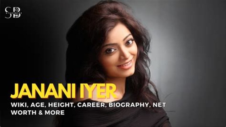 Janani Iyer Height, Weight, Net Worth, Age, Birthday, Wikipedia, Who, Instagram, Biography