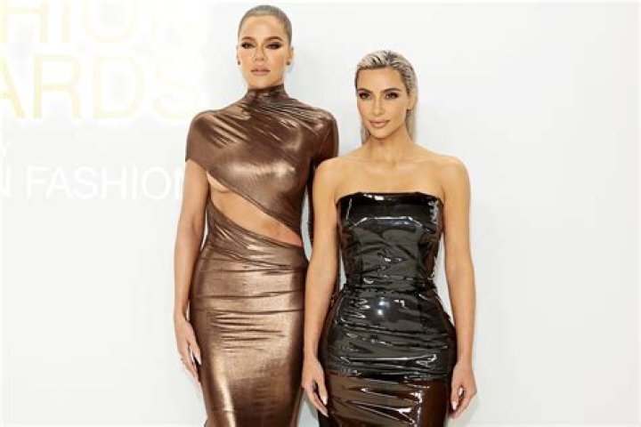 
Khloé Kardashian Wears Abs-Baring Gown as She Joins Kim Kardashian (Dressed in Vinyl!) at CFDA Awards 