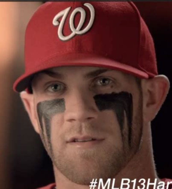 ‘Kissyface’ Bryce Harper Face Paint and Bright Teeth Has A Meaning