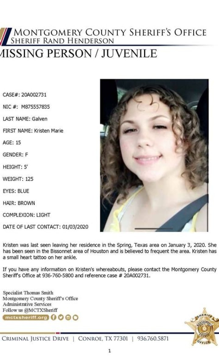 Kristen Galvan | Missing | Is She Found Yet