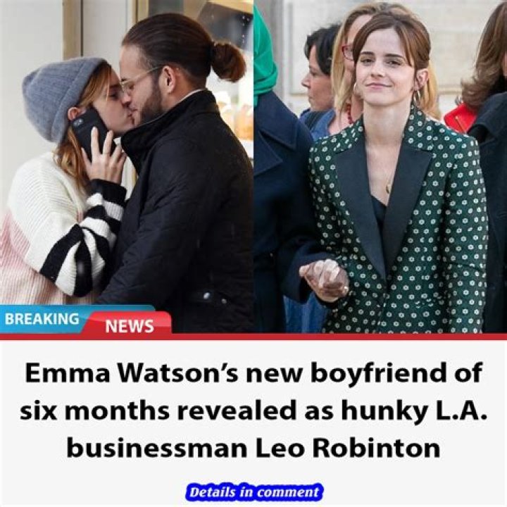 Leo Robinton Business And Net Worth: Everything On Emma Watson’s Boyfriend