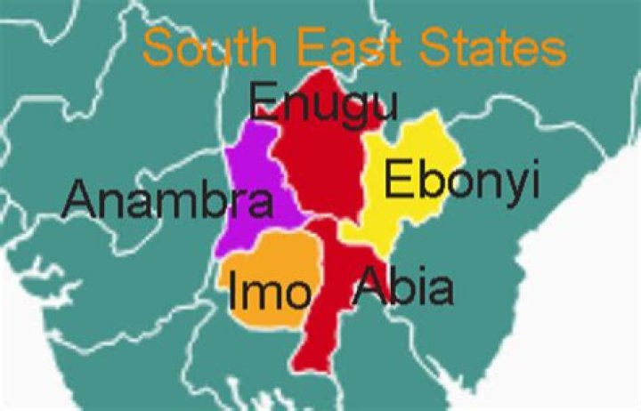 List of South East States in Nigeria