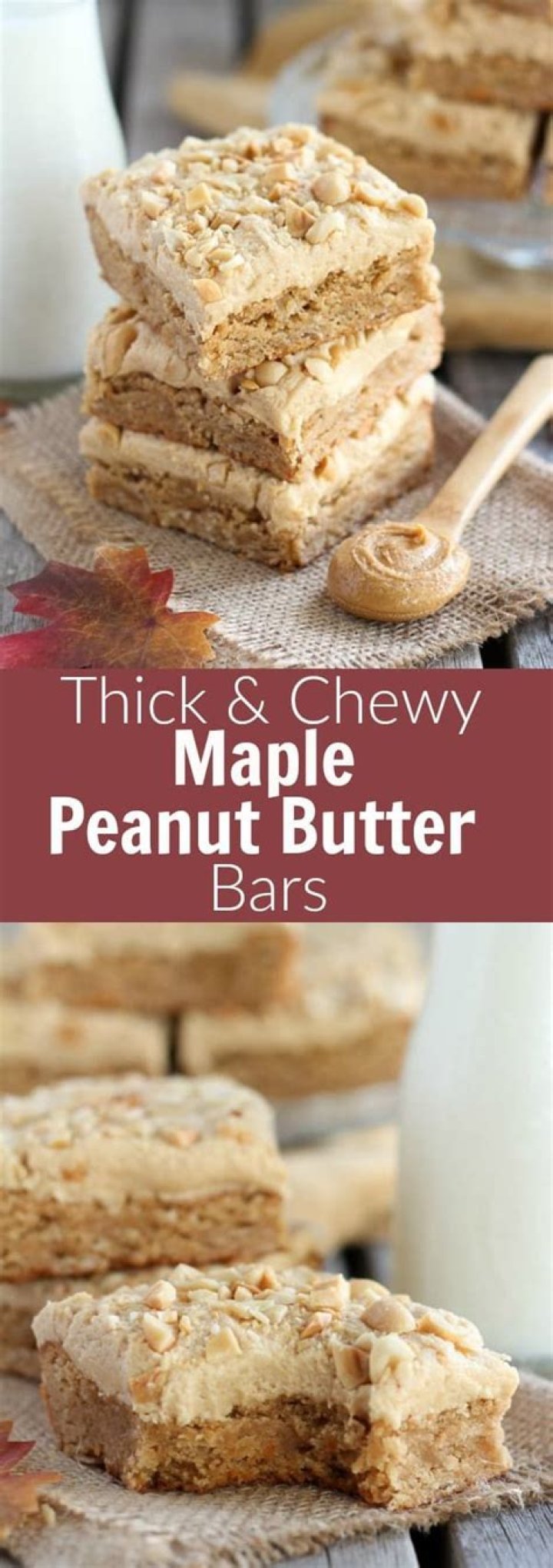 Peanut Butter Bars {soft and chewy}
