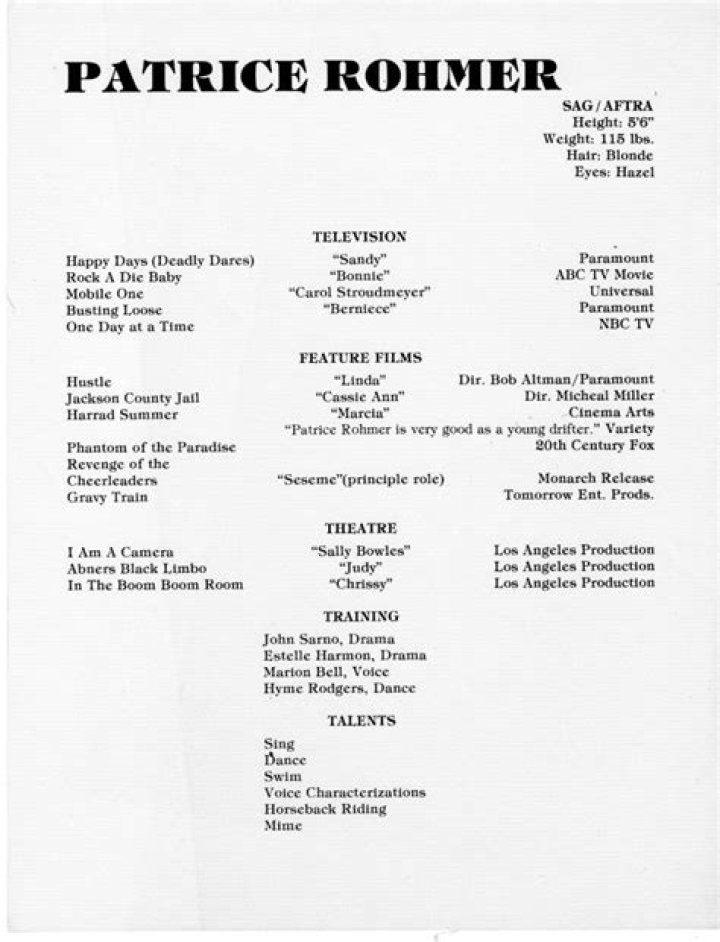 Patrice Rohmer Net Worth