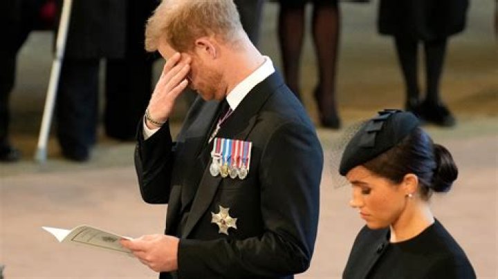 
Prince Harry Attends Queen Elizabeth’s Royal Funeral Service Not Wearing His Military Uniform 
