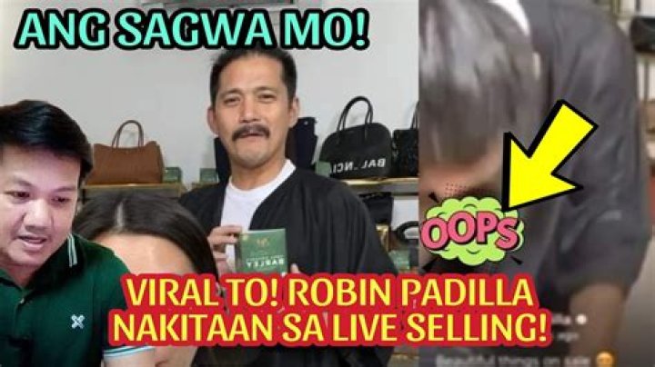 Robin Padilla Live Selling Video: Controversy Explained