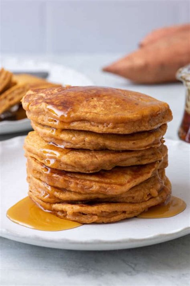 Sweet Potato Pancakes - Celebrating Sweets