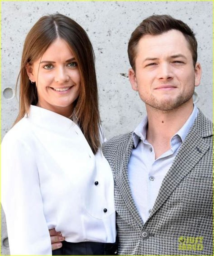 Taron Egerton Girlfriend Emily Thomas Giorgio Armani Show In Italy