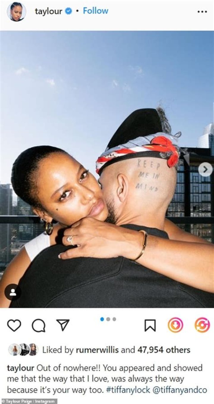 
Taylour Paige’s Recent Instagram Post Reveals That She’s Engaged 