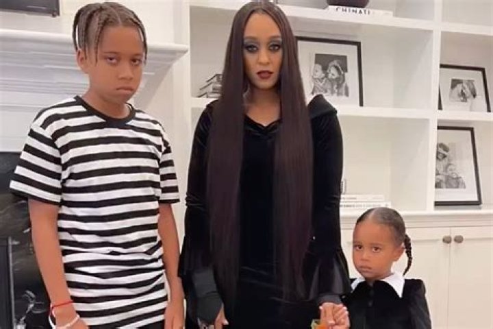 
Tia Mowry Celebrates Halloween as ‘The Addams Family’ with Daughter Cairo and Son Cree: Watch 