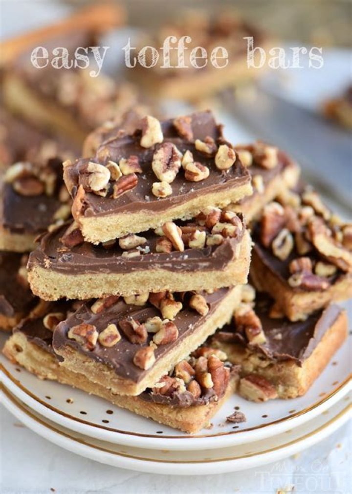 Toffee Bars - Celebrating Sweets