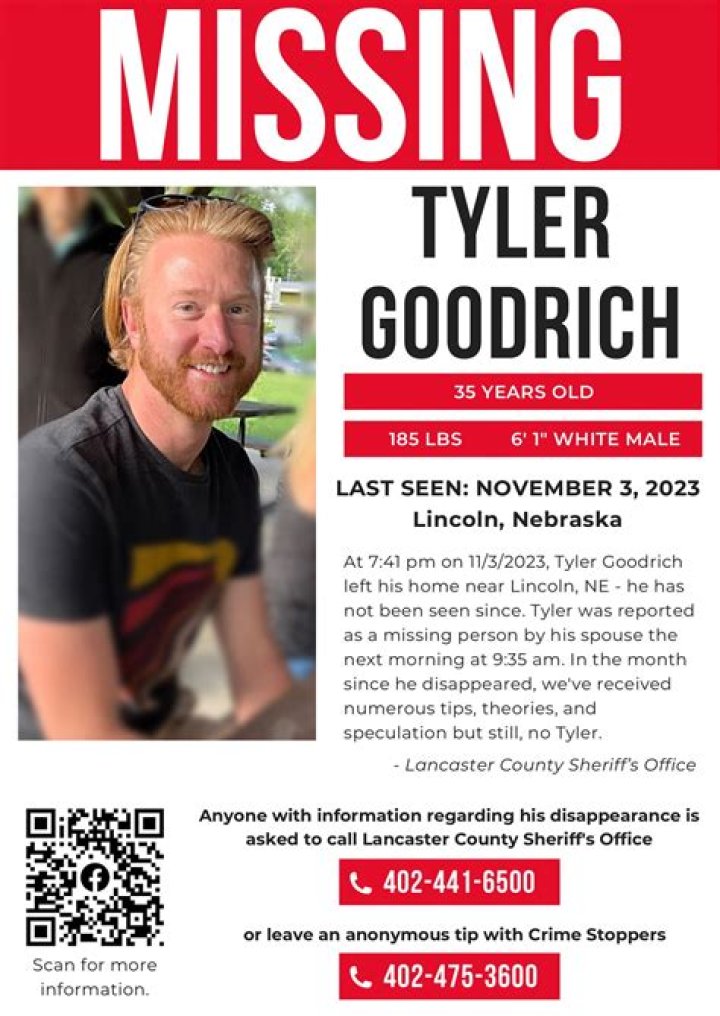 Tyler Goodrich Missing Update 2023: Is Lincoln Nebraska Man Found Yet?