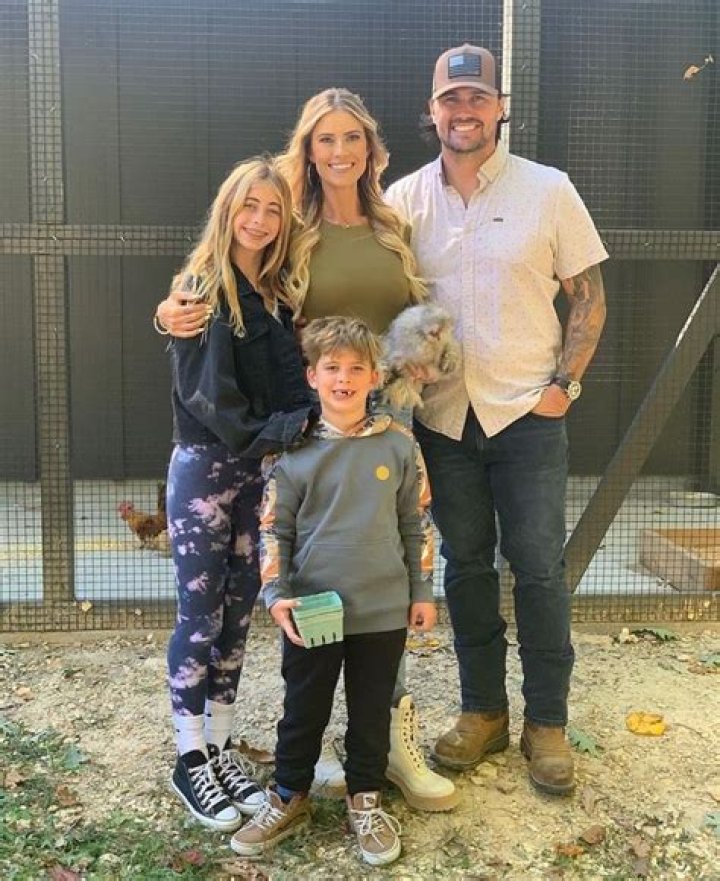 
Watch: Christina and Josh Hall and Her Kids Attempt Goat Yoga and Get a Few Surprises 