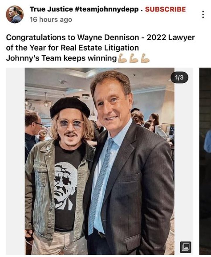 
Who Is Johnny Depp Lawyer Wayne Dennison and Here Is What We Know About Him? 