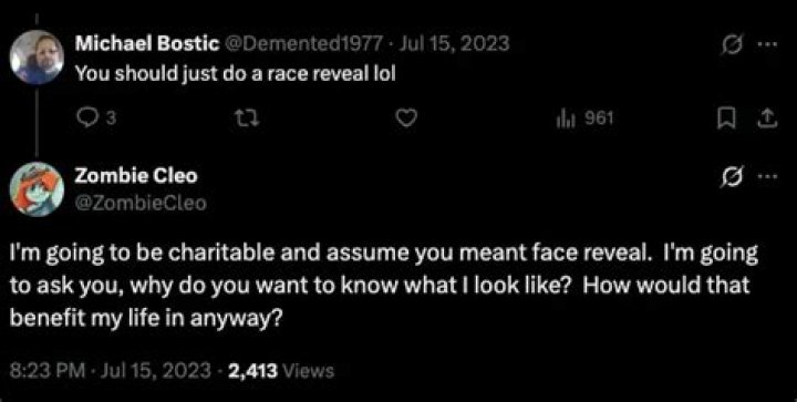 
Zombiecleo Face Reveal: Fans Want To Know Who She Is! 